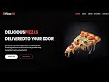 Build a Pizza Website with HTML, CSS &amp; JavaScript | Responsive Pizza Delivery Website Tutorial