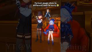 Furina's magic is different ✨ #genshinimpact #neuvillette #lyney #arlecchino #chiori