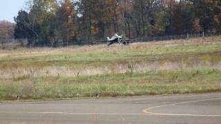 Giles G-202, N202KA landing at KHWY on 10/25/09 at 1531