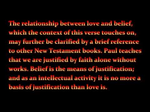 The Relationship Between Love and Belief, by Gordon H Clark