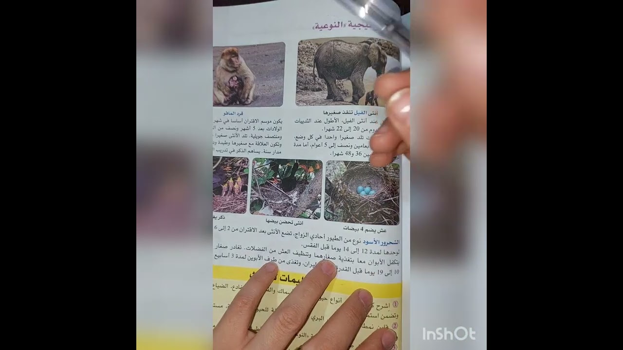 استراتيجيات التكاثر و إعمار الاوساط عند الحيوانات  سنة ثانية متوسط