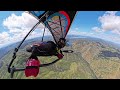Cross-country hang-gliding by highway of clouds [Reupload] [4K]