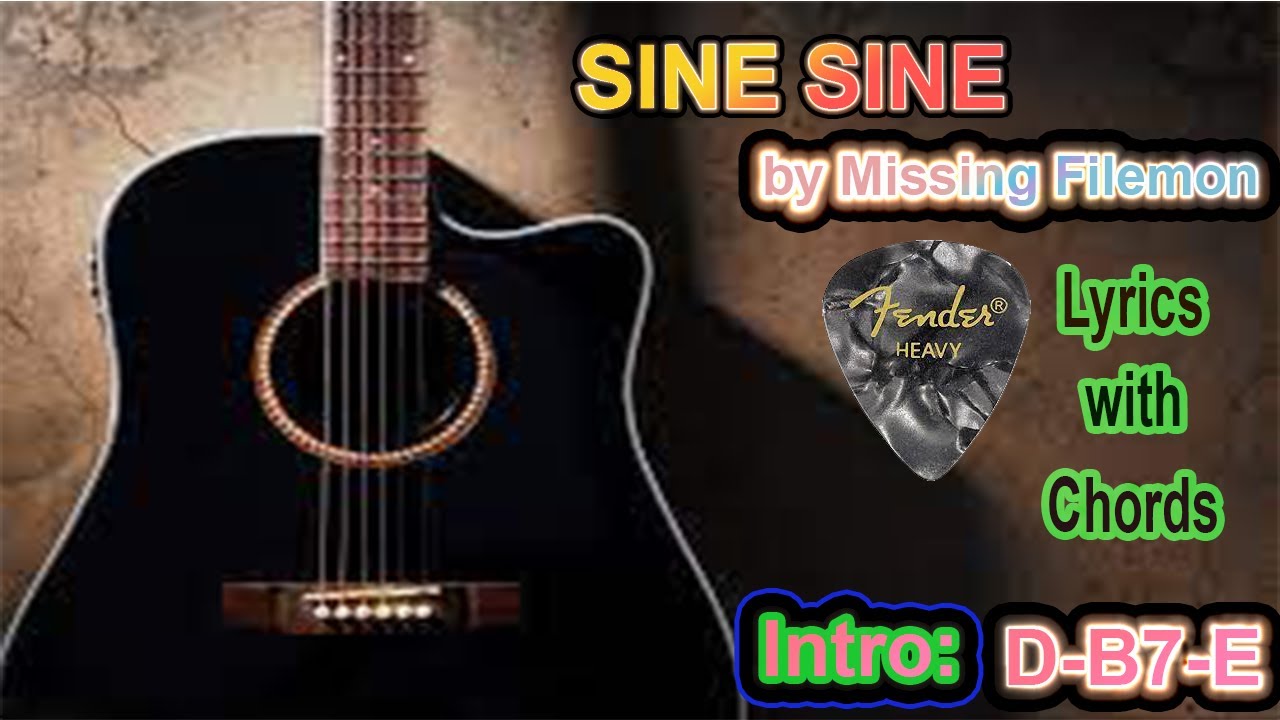 Sine Sine chords by Missing Filemon - YouTube