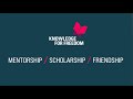 Knowledge for Freedom: Mentorship, Scholarship, Friendship