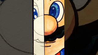 Drawing Super Mario | Part 1 #art #mario #mariobros #peach #tiktok #reels #transition #anime