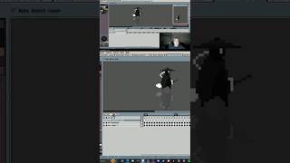 How to make a reflection in 30 seconds #pixelart #gamedev #aseprite #tutorial #animation