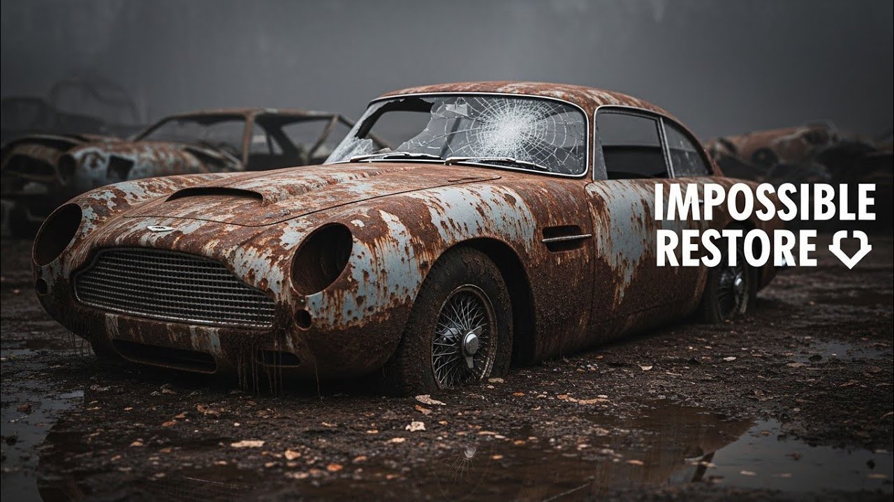 1961 Aston Martin DB4 GT Zagato Full ASMR Restoration | AI Car Rebuild in 4K