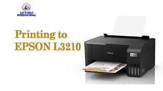 Printing to EPSON L3210: A Beginner's Guide screenshot 5