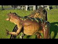 Allosaurus Vs Carnotaurus #jurassicpark dinosaurs #asmr fighting