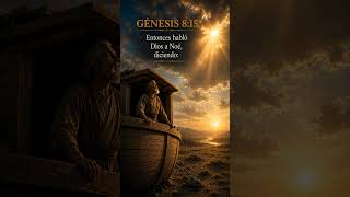 When God Spoke to Noah  | Genesis 8:15🙏📖🔥❤️✨🛶🌈📜#Genesis #Bible #God #Faith #Jesus