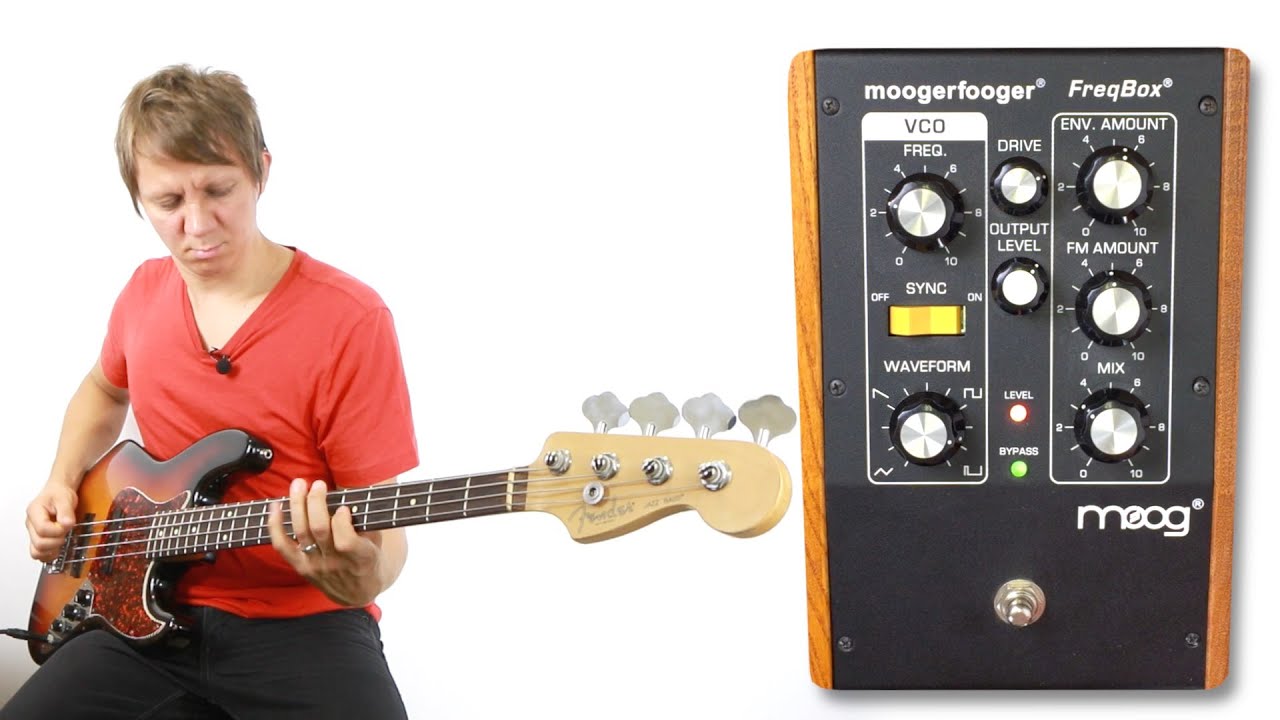 ギター Moog Moog MF-107 FreqBox Bass - YouTube