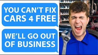 Mechanic Sues Grandpa for FIXING Cars for FREE...So Grandpa DESTROYS his Business  Reddit Podcast