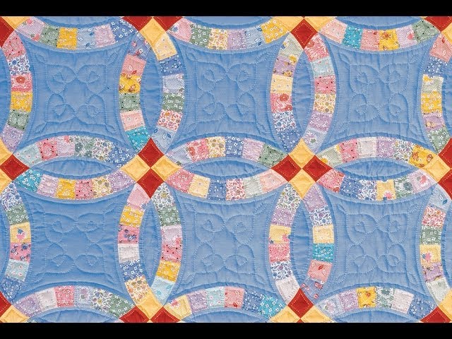 WEDDING RING QUILT PATTERN: Wedding Ring Quilt Pattern Free  Double  wedding ring quilt, Wedding ring quilt, Quilt patterns free