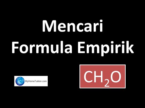 Kimia Tingkatan 4 KSSM Bab 3 | Mencari Formula Empirik | Formula Kimia