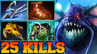 25 Kills Solo Carry Slardar !! Slardar Dota 2 Safe Lane Pro Gameplay Build Carry Guide 7.41