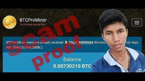 BTC PRO miner scam proof