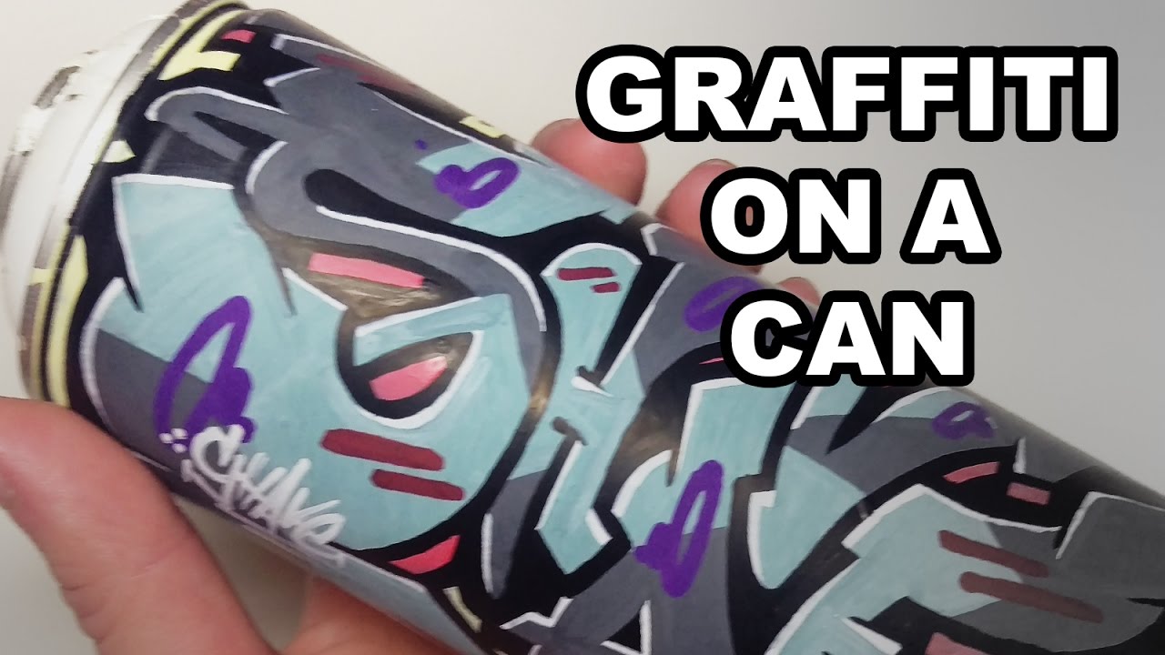custom graffiti can shave speedart youtube