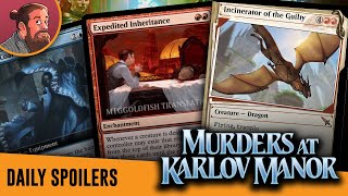 Red Finally Gets Some Mythics (and they are WIERD) | Murders at Karlov Manor MTG Spoilers (Day 8)