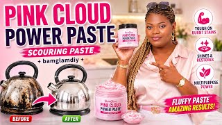 Homemade Pink Cloud Power Paste | Powerful Scouring Paste for Burnt Pots & Kettles
