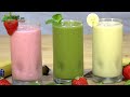 3 SMOOTHIES SALUDABLES de frutas!! Licuados LIGHT para DESAYUNOS en NEGOCIOS RENTABLES