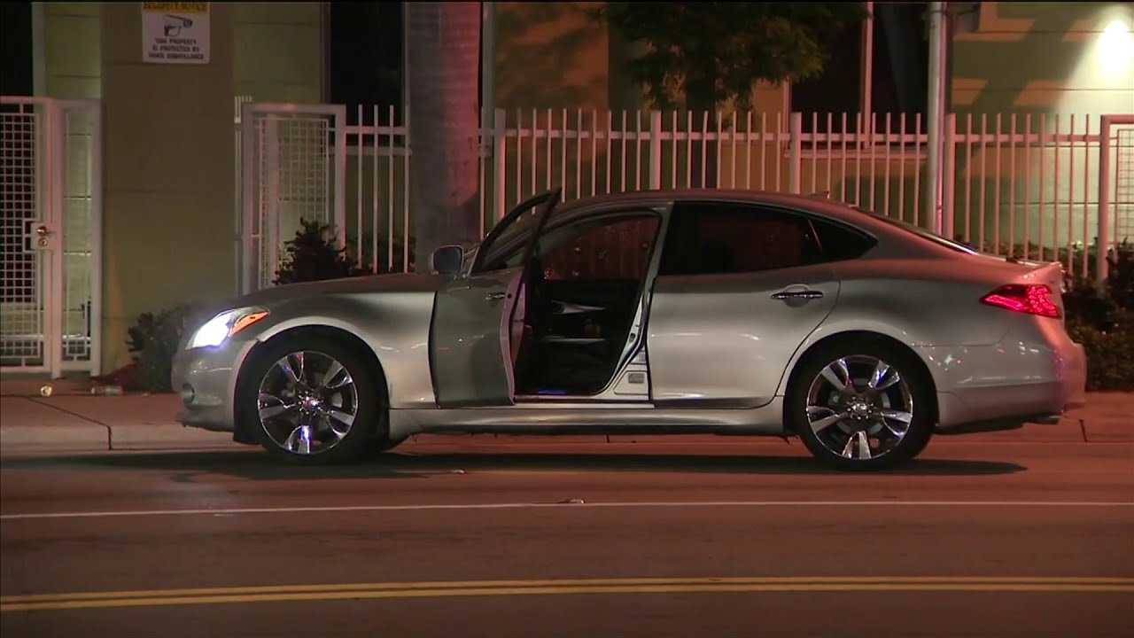Man shot, drives away in bullet-riddled car - YouTube