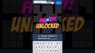 The Rock Daily Themed Crossword Puzzles Mobile Game Ad screenshot 2