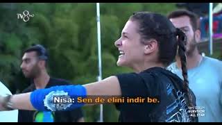 Sercan ile Nisa arasında geçen diyalog! #nisabölükbaşı #survivor #survivor2022allstar