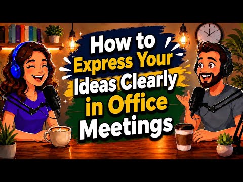 Speak Clearly in English Meetings | Office English Conversation Practice