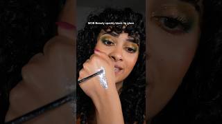 Sparkly black lip gloss #lipgloss #makeup #makeuptips #mobbeauty #blacklipgloss