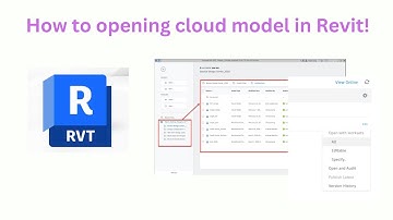 How to open cloud model in Revit?