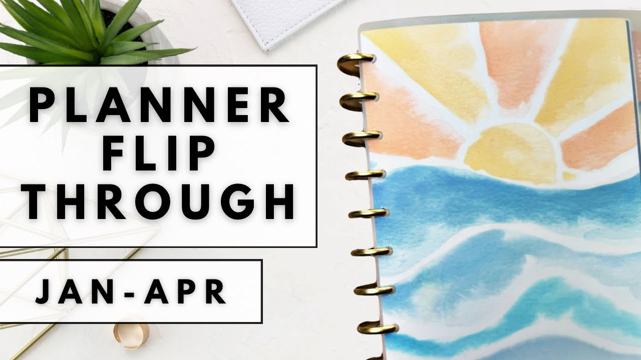 Обзор ежедневника за январь-апрель | Счастливый ежедневник