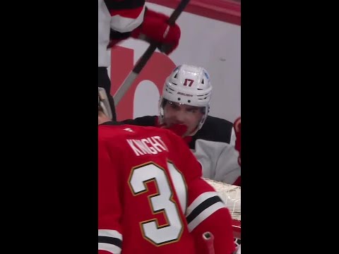 Simon Nemec with a Short Goal vs. Chicago Blackhawks
