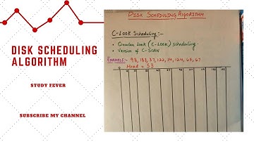 C - LOOK ALGORITHM (DISK SCHDEDULING ALGORITHM)