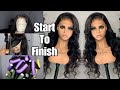 Flexi-Rod Set + Long-Lasting Curls & Waves Tutorial | HD 5x5 Body Wave Wig | Klaiyi Hair