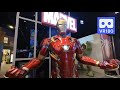 3D 180VR 4K the new Iron Man in Marvel Avengers Station