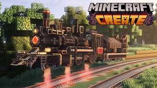Back to the Future train in MINECRAFT with Create Mod! 🚂 | Train Tutorial