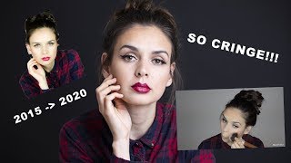 RECREATING My First Makeup Tutorial 5 Years Ago (so cringe) | Mariya Marinova