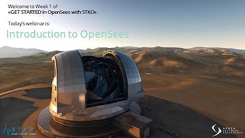 Get Started in OpenSees with STKO Week 1