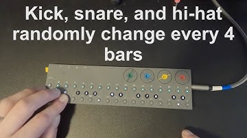 A semi-generative OP-Z rhythm (advanced step component demo)