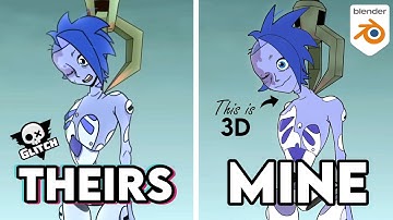 I Remade Knights of Guinevere in Blender!