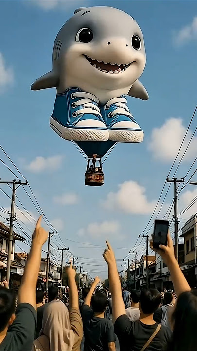 BALON UDARA HIU menyerang🐋😍😝