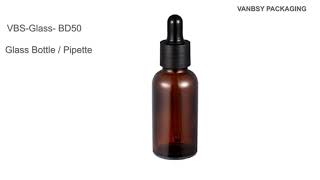 15ML Amber Glass Dropper Bottles