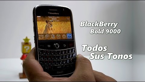 Todos los Ringtones del BlackBerry Bold 9000