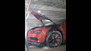 BUGATTI DEL ALFA PRENDIDO EN FUEGO 😭