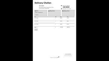 GST Billing Invoice | Quotation |Delivery challan | Purchase Order | Bonrix POS Billing Software