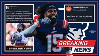 Breaking News Ezekiel Elliott Signs With Patriots