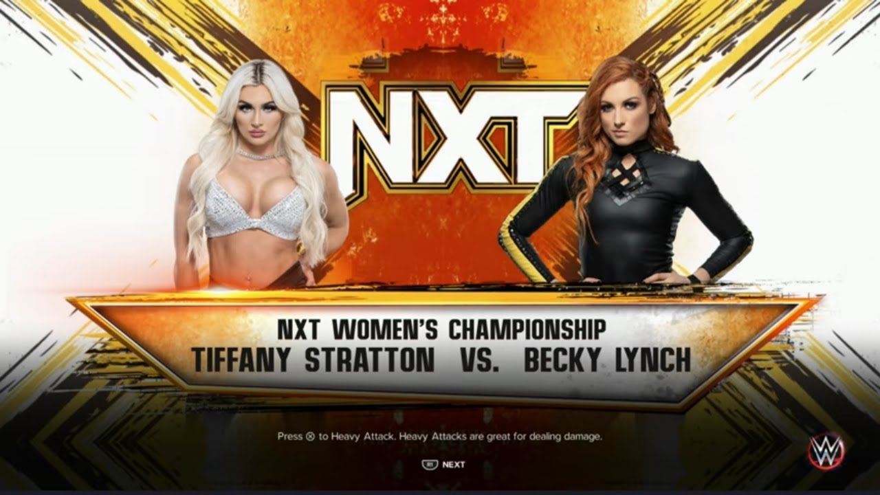 Becky Lynch defending NXT Women's Championship against Tiffany Stratton at  No Mercy