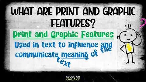 5th Grade - Reading - Text Features and Graphics - Topic Overview