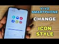 How to change icon style in vivo smartphone