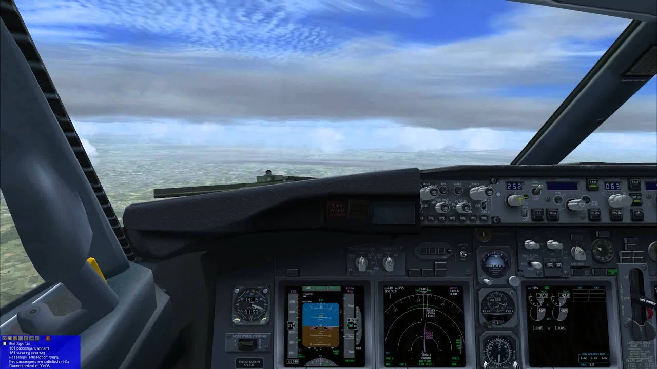 Let´s play FSX, iFly FMC & Fspassengers Tutorial, LEPA-EDDS 2/2 - YouTube